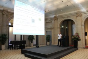 Annie Brulet at the NMI3 GA in Berlin